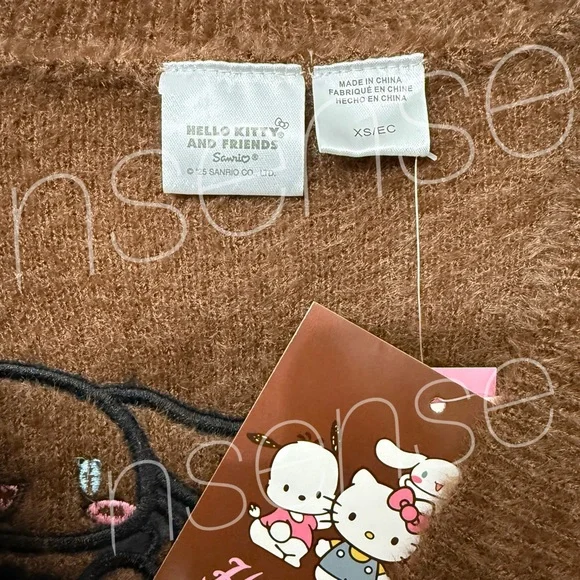 Sanrio Brown Hello Kitty Cardigan - Picture 6 of 7